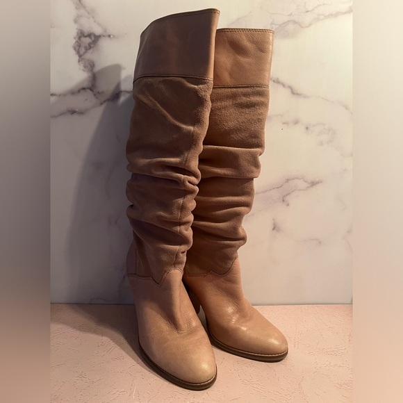 ZODIAC knee high leather/suede boots - Picture 4 of 6